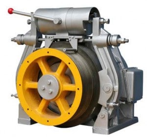 gearless elevator motor